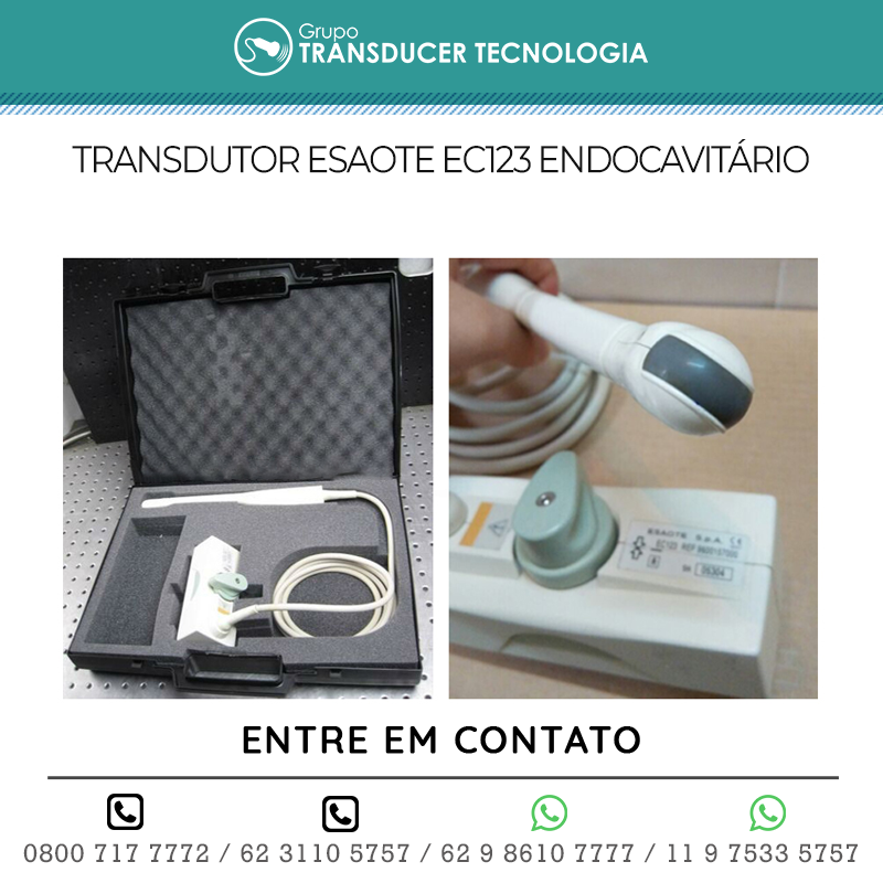 TRANSDUTOR ESAOTE EC123 ENDOCAVITARIO