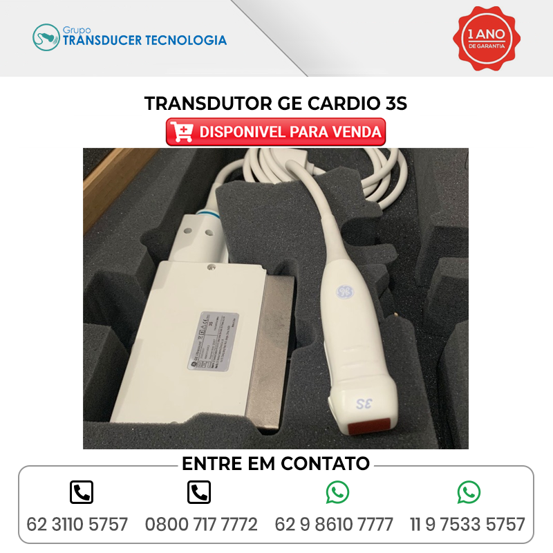 TRANSDUTOR GE CARDIO 3S DISPONIVEL PARA VENDA