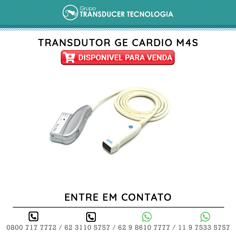 TRANSDUTOR GE CARDIO M4S DISPONIVEL PARA VENDA