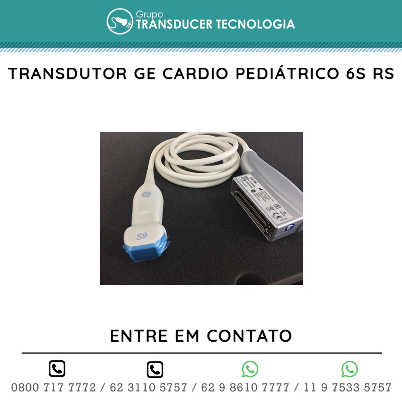 TRANSDUTOR GE CARDIO PEDIATRICO 6S RS