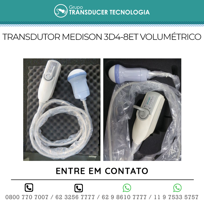 TRANSDUTOR MEDISON 3D4 8ET VOLUMETRICO