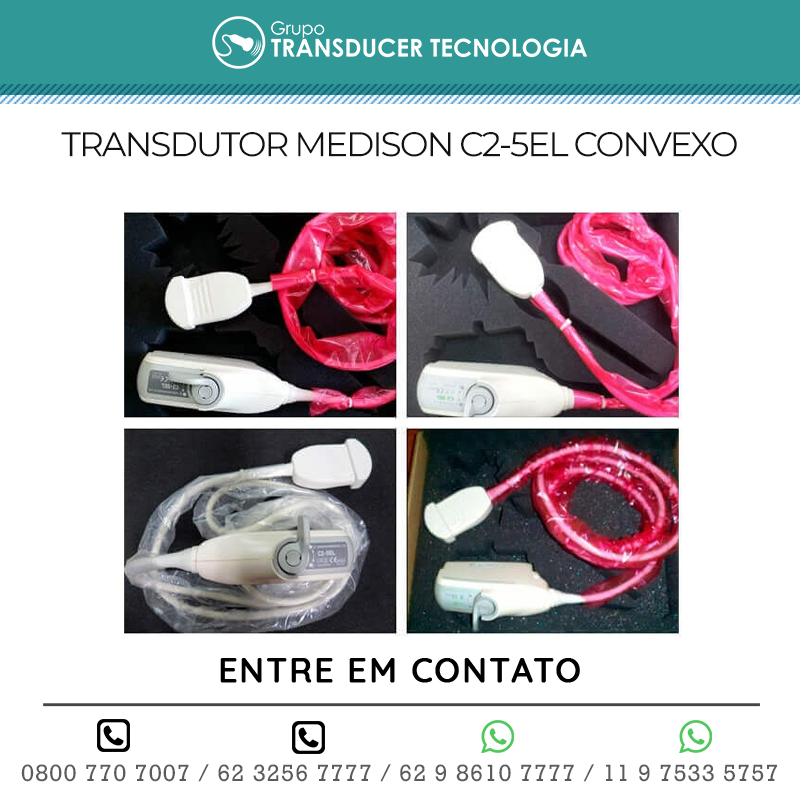 TRANSDUTOR MEDISON C2 5EL CONVEXO