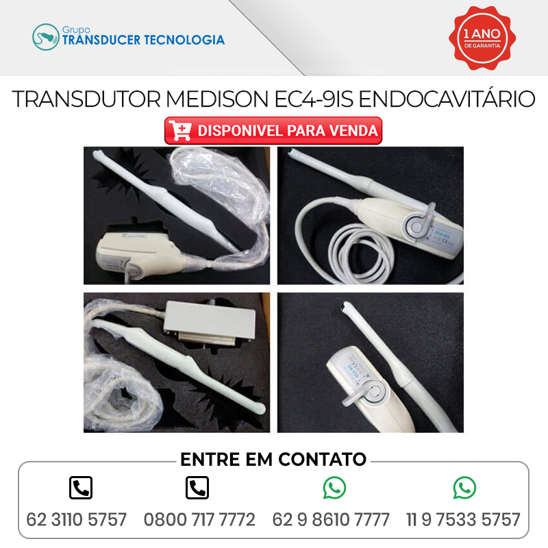 TRANSDUTOR MEDISON EC4 9IS ENDOCAVITARIO DISPONIVEL PARA VENDA