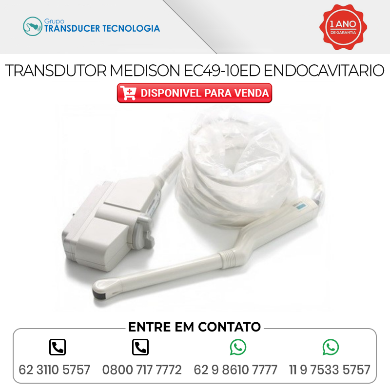 TRANSDUTOR MEDISON EC49 10ED ENDOCAVITARIO DISPONIVEL PARA VENDA