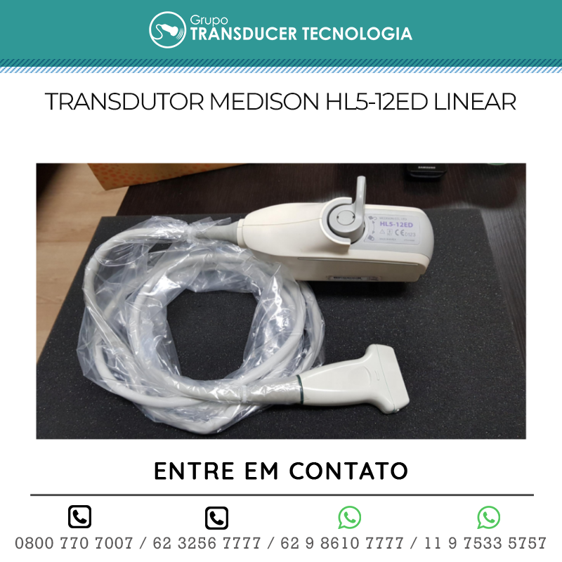 TRANSDUTOR MEDISON HL5 12ED LINEAR