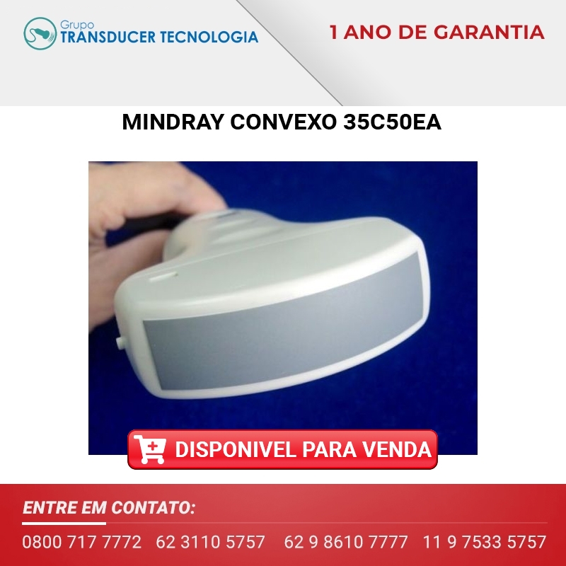 TRANSDUTOR MINDRAY CONVEXO 35C50EA DISPONIVEL PARA VENDA