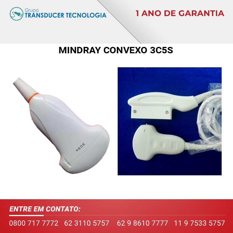 TRANSDUTOR MINDRAY CONVEXO 3C5S