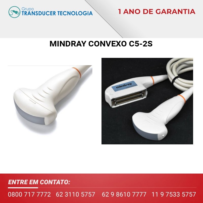 TRANSDUTOR MINDRAY CONVEXO C5 2S