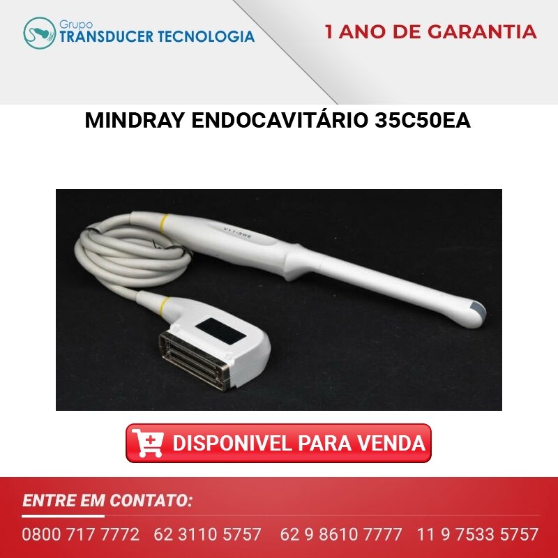 TRANSDUTOR MINDRAY ENDOCAVITARIO 35C50EA DISPONIVEL PARA VENDA