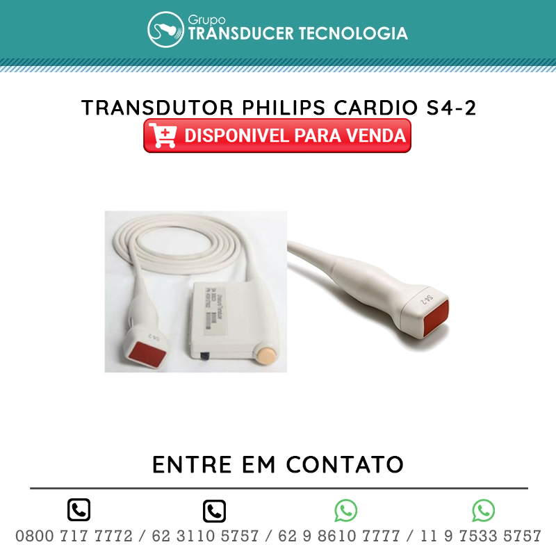 TRANSDUTOR PHILIPS CARDIO S4 2 DISPONIVEL PARA VENDA