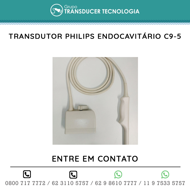 TRANSDUTOR PHILIPS ENDOCAVITARIO C9 5