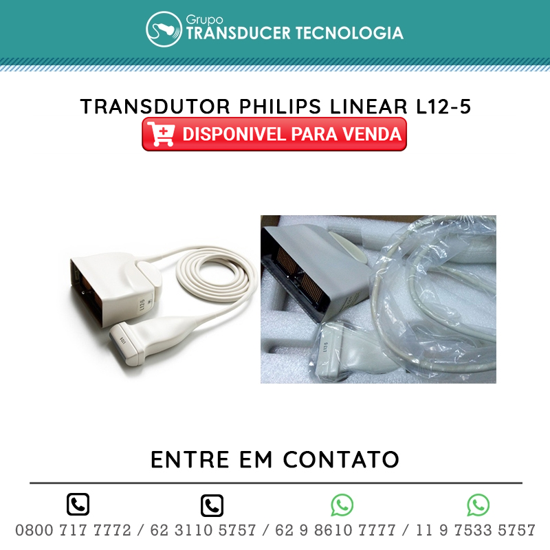 TRANSDUTOR PHILIPS LINEAR L12 5 DISPONIVEL PARA VENDA