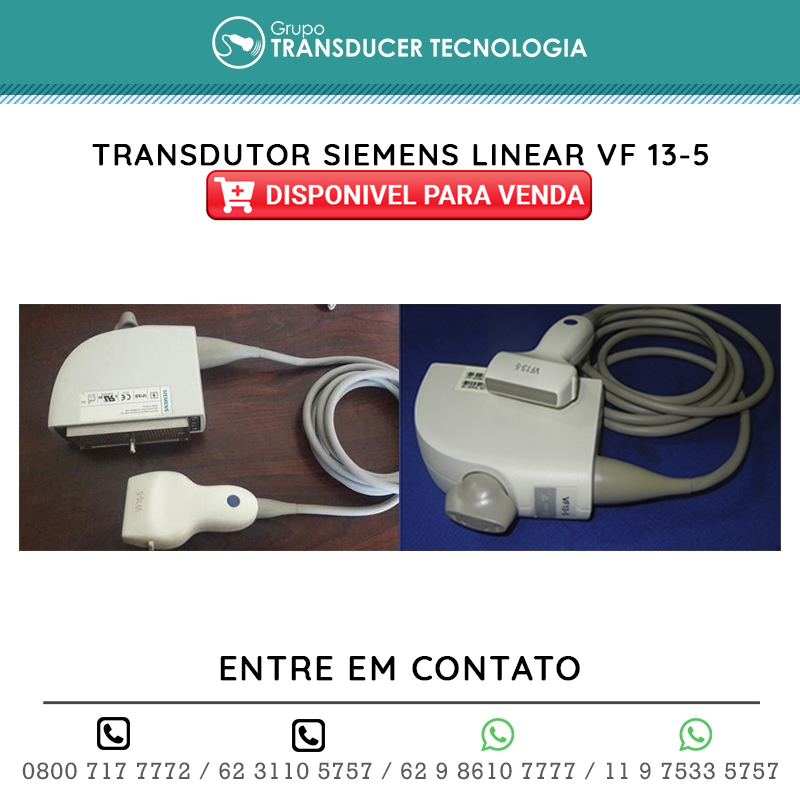 TRANSDUTOR SIEMENS LINEAR VF 13 5 DISPONIVEL PARA VENDA