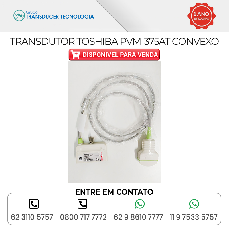 TRANSDUTOR TOSHIBA PVM 375AT CONVEXO DISPONIVEL PARA VENDA