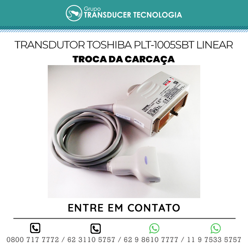 TROCA DA CARCACA TRANSDUTOR TOSHIBA PLT 1005SBT LINEAR