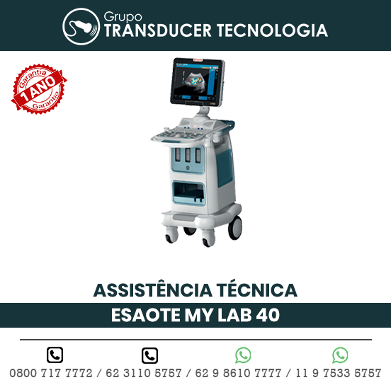 ASSISTENCIA TECNICA ULTRASSOM ESAOTE MY LAB 40