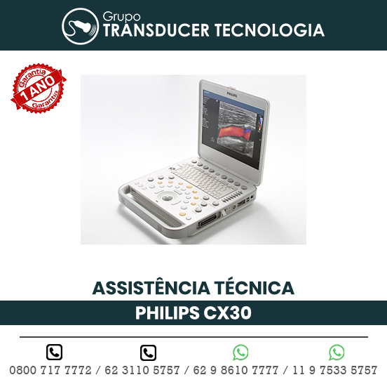 ASSISTENCIA TECNICA ULTRASSOM PORTATIL PHILIPS CX30