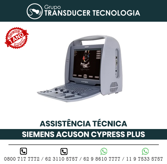 ASSISTENCIA TECNICA ULTRASSOM PORTATIL SIEMENS ACUSON CYPRESS PLUS