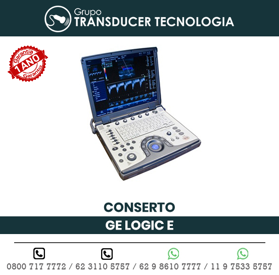 CONSERTO ULTRASSOM PORTATIL GE LOGIC E