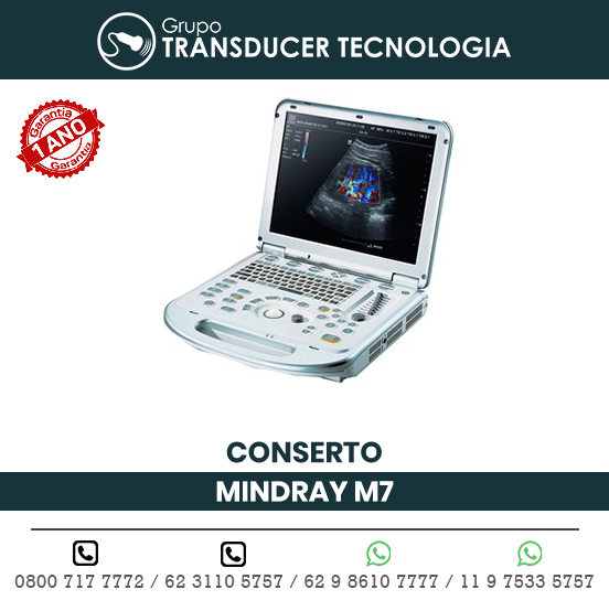 CONSERTO ULTRASSOM PORTATIL MINDRAY M7