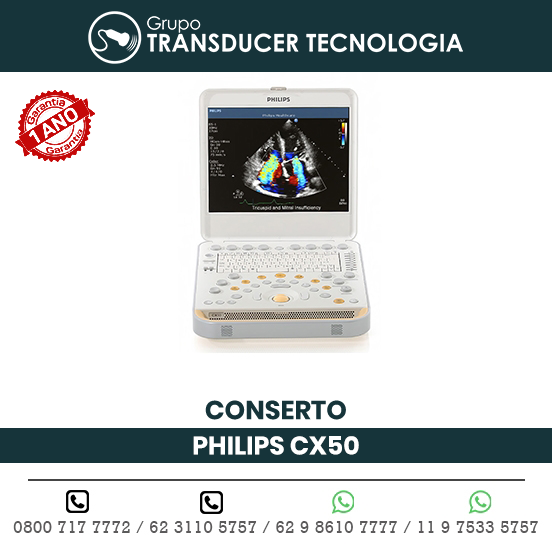 CONSERTO ULTRASSOM PORTATIL PHILIPS CX50