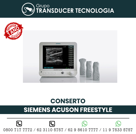 CONSERTO ULTRASSOM PORTATIL SIEMENS ACUSON FREESTYLE