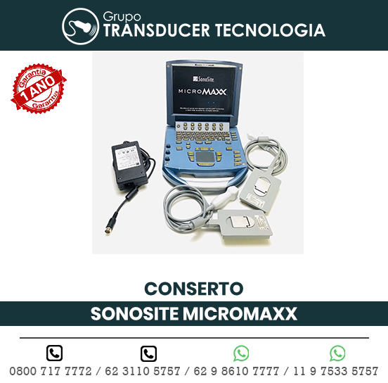 CONSERTO ULTRASSOM PORTATIL SONOSITE MICROMAXX