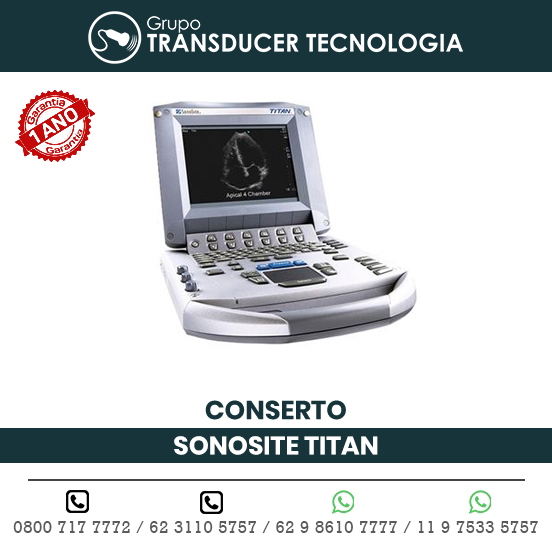 CONSERTO ULTRASSOM PORTATIL SONOSITE TITAN