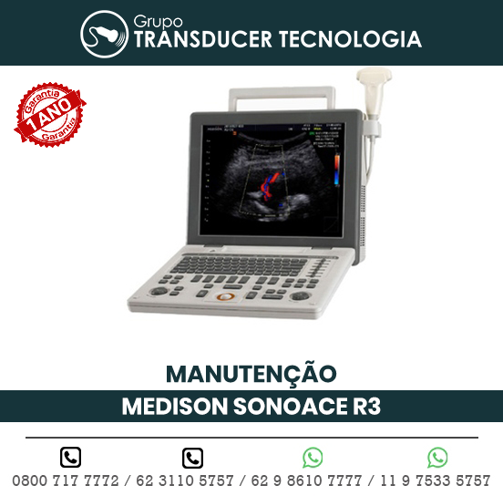 MANUTENCAO ULTRASSOM PORTATIL MEDISON SONOACE R3