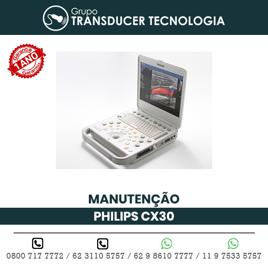 MANUTENCAO ULTRASSOM PORTATIL PHILIPS CX30