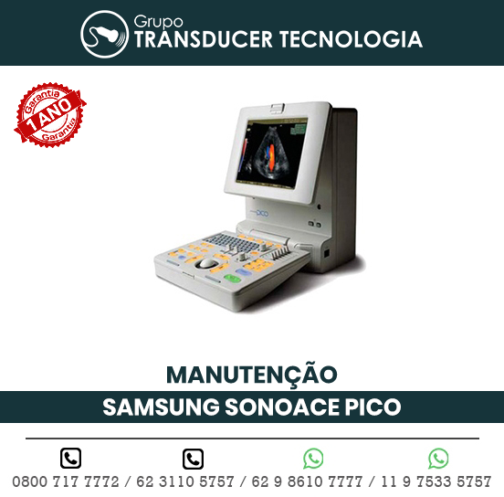 MANUTENCAO ULTRASSOM PORTATIL SAMSUNG MEDISON SONOACE PICO