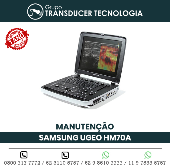 MANUTENCAO ULTRASSOM PORTATIL SAMSUNG UGEO HM70A