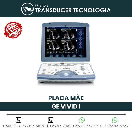 PLACA MAE ULTRASSOM PORTATIL GE VIVID I