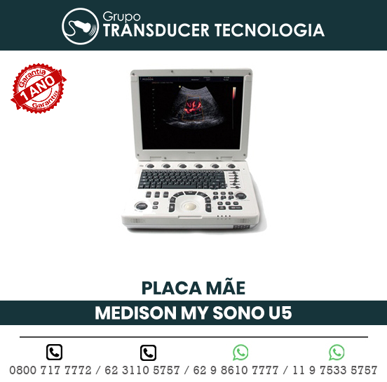 PLACA MAE ULTRASSOM PORTATIL MEDISON MY SONO U5