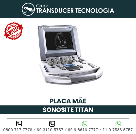 PLACA MAE ULTRASSOM PORTATIL SONOSITE TITAN