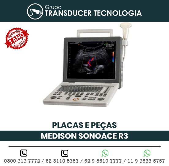 PLACAS PECAS ULTRASSOM PORTATIL MEDISON SONOACE R3