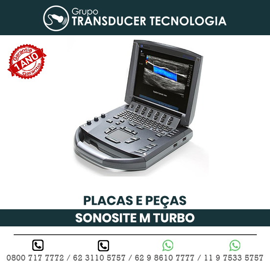 PLACAS PECAS ULTRASSOM PORTATIL SONOSITE M TURBO