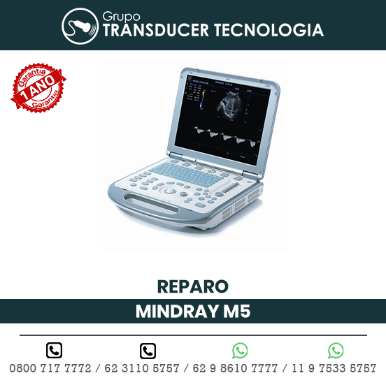 REPARO ULTRASSOM PORTATIL MINDRAY M5