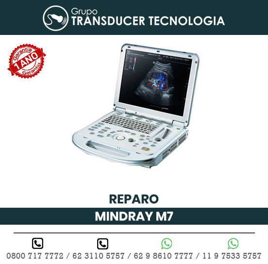REPARO ULTRASSOM PORTATIL MINDRAY M7