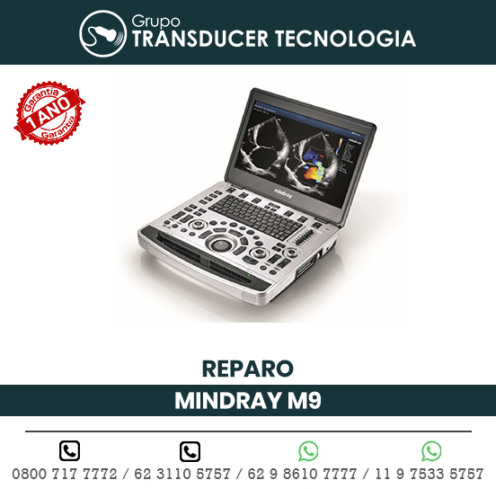 REPARO ULTRASSOM PORTATIL MINDRAY M9