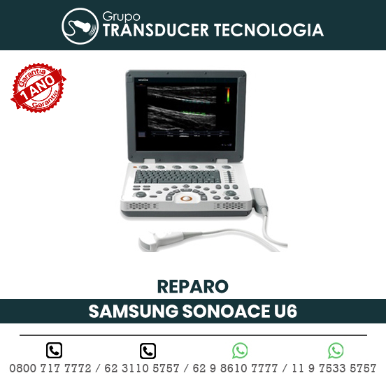 REPARO ULTRASSOM PORTATIL SAMSUNG MEDISON SONOACE U6