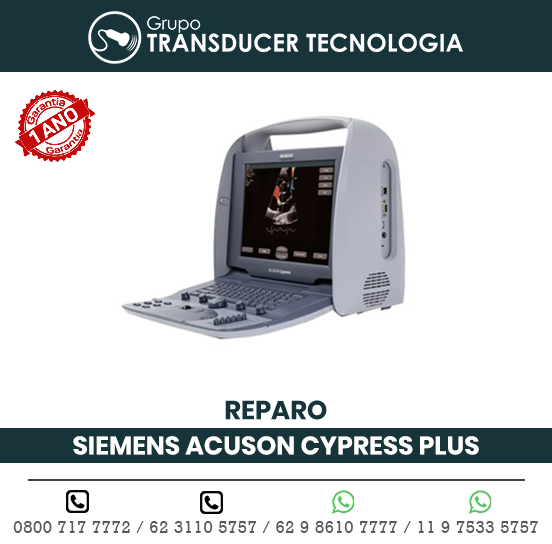 REPARO ULTRASSOM PORTATIL SIEMENS ACUSON CYPRESS PLUS