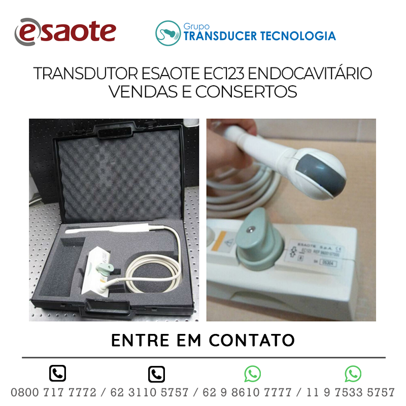 TRANSDUTOR ESAOTE EC123 ENDOCAVITÁRIO - VENDAS E CONSERTOS