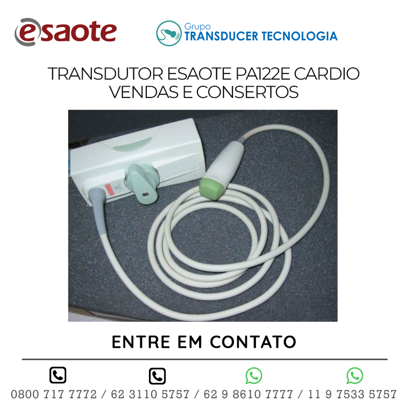 TRANSDUTOR ESAOTE PA122E CARDIO - VENDAS E CONSERTOS