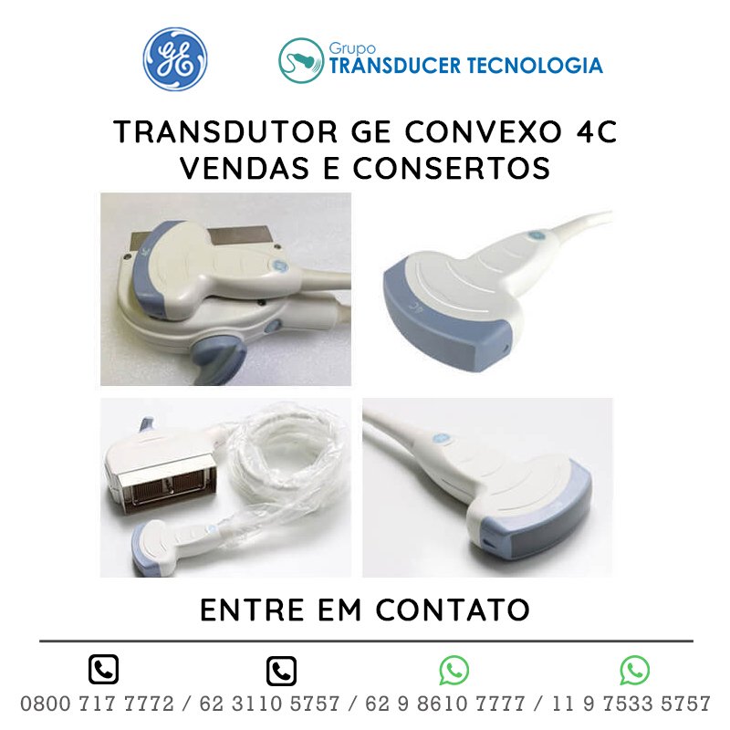 TRANSDUTOR GE CONVEXO 4C - VENDAS E CONSERTOS