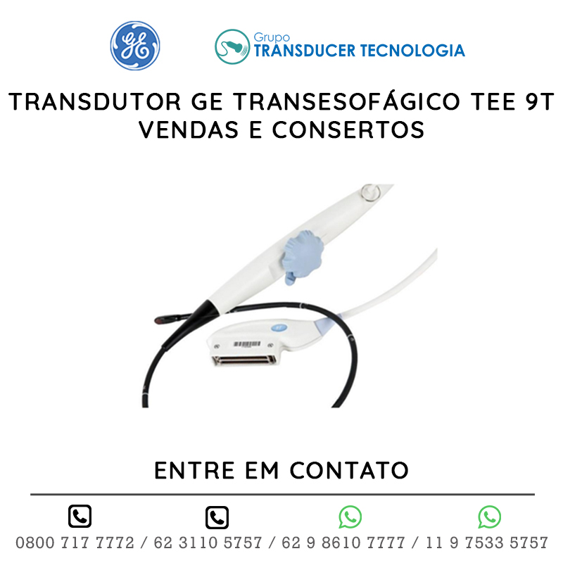 TRANSDUTOR GE TRANSESOFÁGICO TEE 9T - VENDAS E CONSERTOS