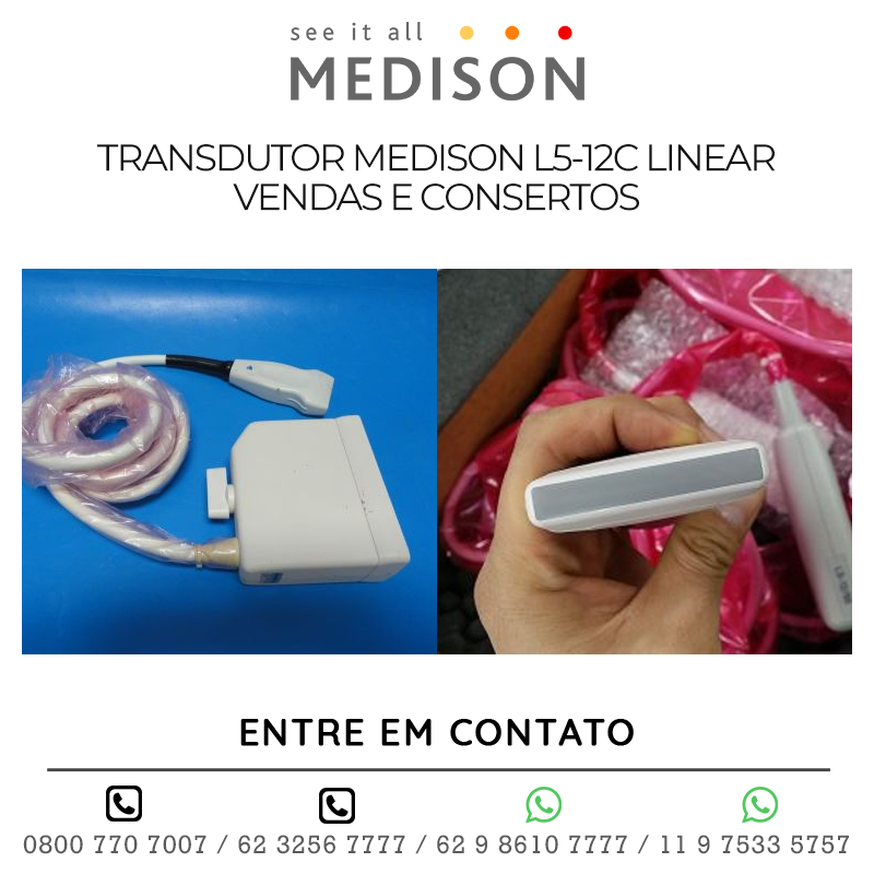 TRANSDUTOR MEDISON L5 12C LINEAR - VENDAS E CONSERTOS