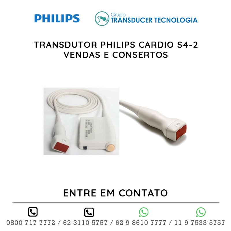 TRANSDUTOR PHILIPS CARDIO S4 2 - VENDAS E CONSERTOS