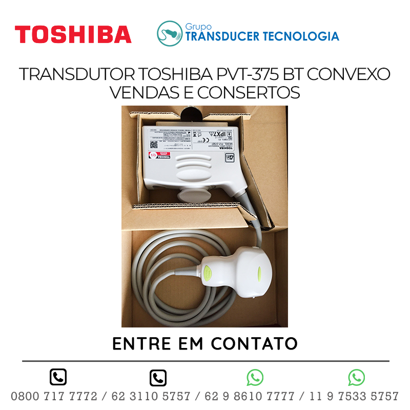 TRANSDUTOR TOSHIBA PVT 375 BT CONVEXO - VENDAS E CONSERTOS