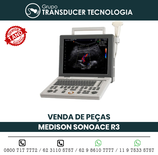 VENDA PECAS ULTRASSOM PORTATIL MEDISON SONOACE R3